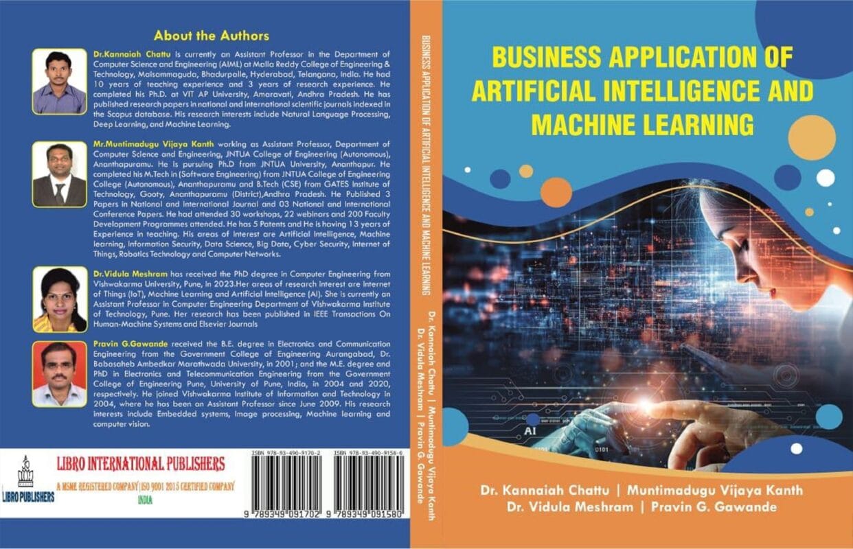 Business Application of Artificial Intelligence and Machine learning