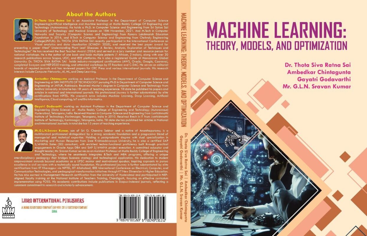 Machine Learning: Theory, Models, and Optimization